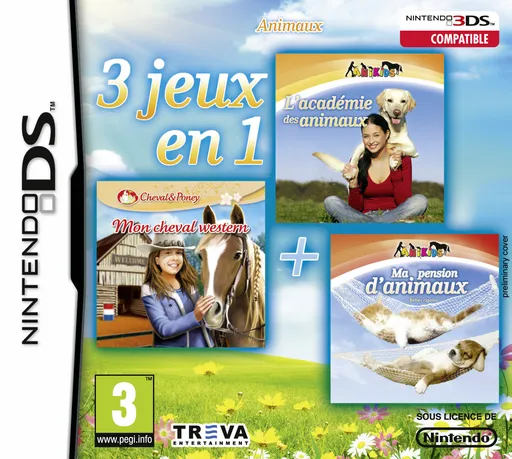 3 in 1 - Animals (Europe) (En,Fr,De)